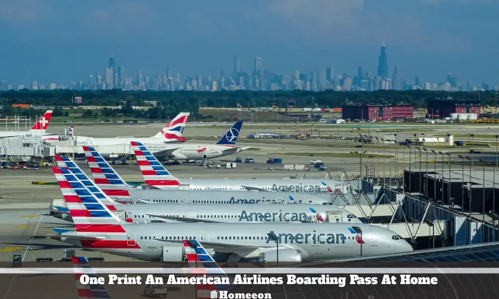 Print An American Airlines Boarding Pass At Home