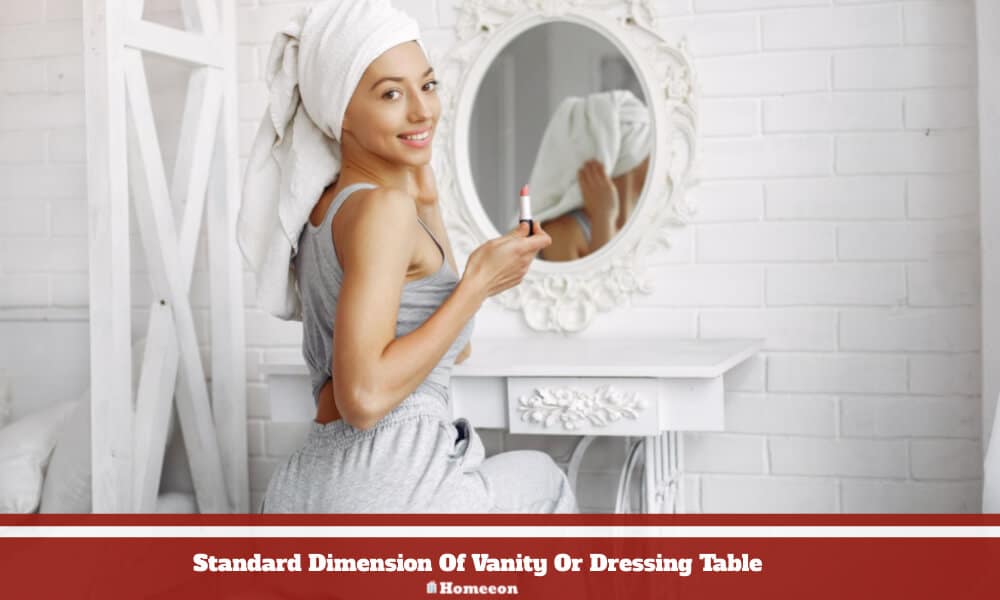Dimension Of Vanity Or Dressing Table