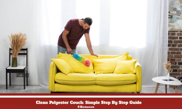 How To Clean Polyester Couch: Simple Step By Step Guide – Homeeon