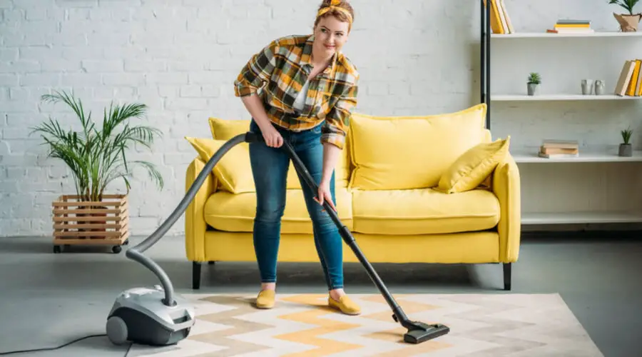 Steps In Vacuuming The Carpet