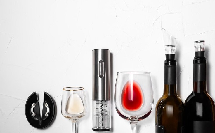 using the electric wine opener