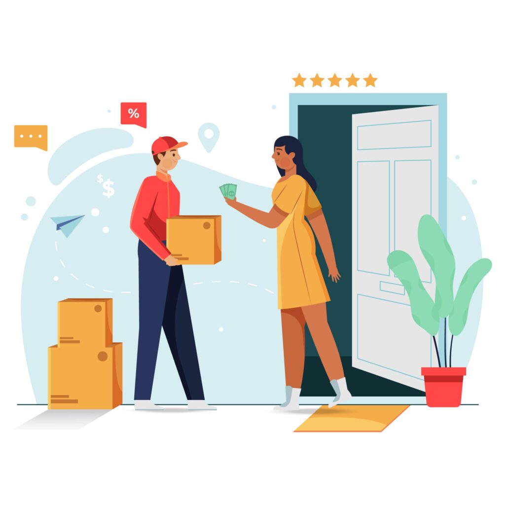 How can you return a BIG delivery item?